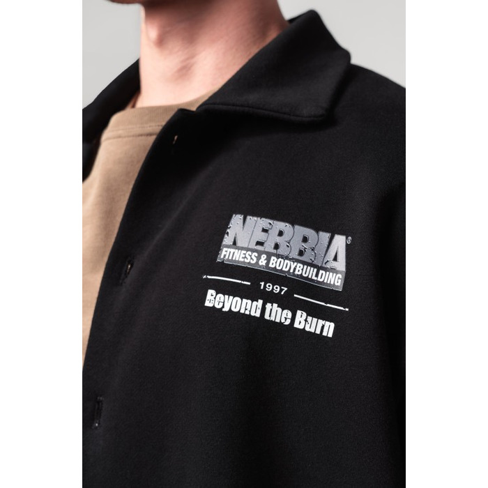 Сорочка Nebbia Oversized Shirt 90s THROWBACK Black 350