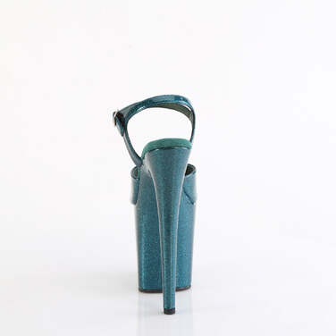 Босоножки Flamingo-809GP *Каблук 8 дюймов, ремешком на щиколотке 4 дюйма, цвет: бирюзовый