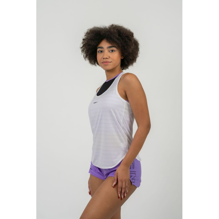 Майка FIT Activewear Tank Top 'Airy” with Reflective Logo White 439