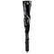 Boots Pleaser Beyond-4000, каблук 10 дюймов, шаговый шов 6 1/4 дюйма, боковая молния, чёрный