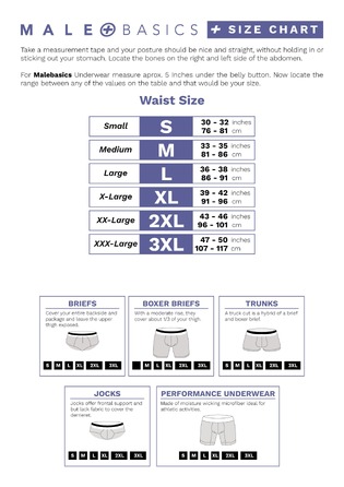 Трусы мужские с открытым доступом MaleBasics цветные, S