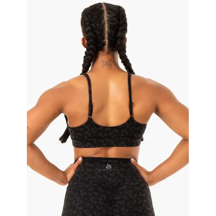 Топ Ryderwear Evolution Sports Bra - Black Leopard