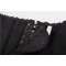 Корсет з квітковим принтом Star Night Corset Top з гачками та шнурівкою, чорний, L (без коробки)