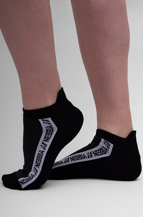 Шкарпетки NEBBIA 'STEP FORWARD' Ankle Socks Black 110