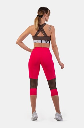 Легінси High-Waist ¾ Length Sporty Leggings 406 Pink
