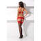 Комплект білизни з поясом для панчіх FABIANA SET red S/M - Passion