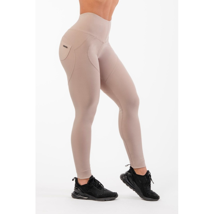 Штаны High Waist & Lifting Effect Bubble Butt pants Cream 587