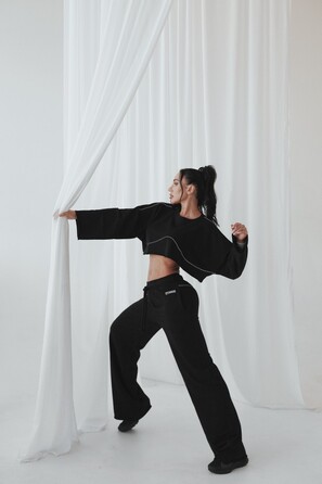 Штани-кльош Victory Bell-bottomed black