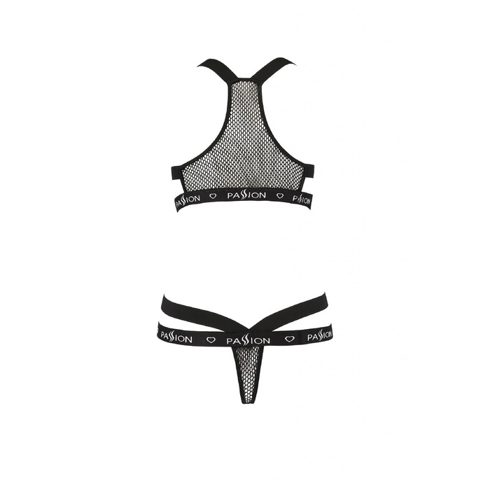 Комплект білизни в сіточку, S/M чорний ARIN SET - Passion