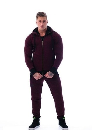 Спортивна кофта NEBBIA AW Bordeaux 109