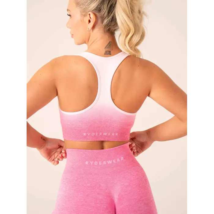 Топ Ryderwear Ombre Seamless Sports Bra - Musk Pink Ombre