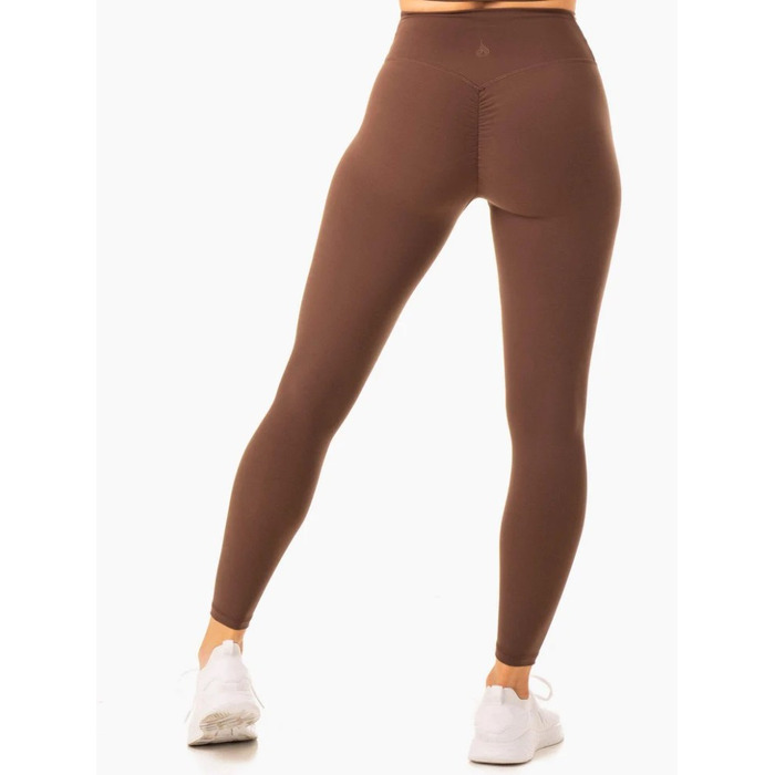 Леггинсы Serene Cross Over Scrunch Leggings - Chocolate