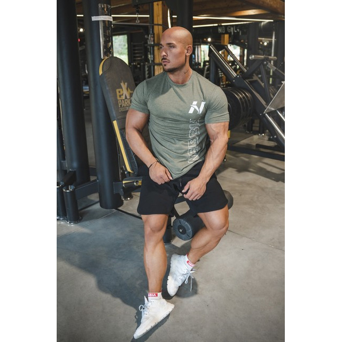 ФУТБОЛКА VERTICAL LOGO NEBBIA T-SHIRT KHAKI 293