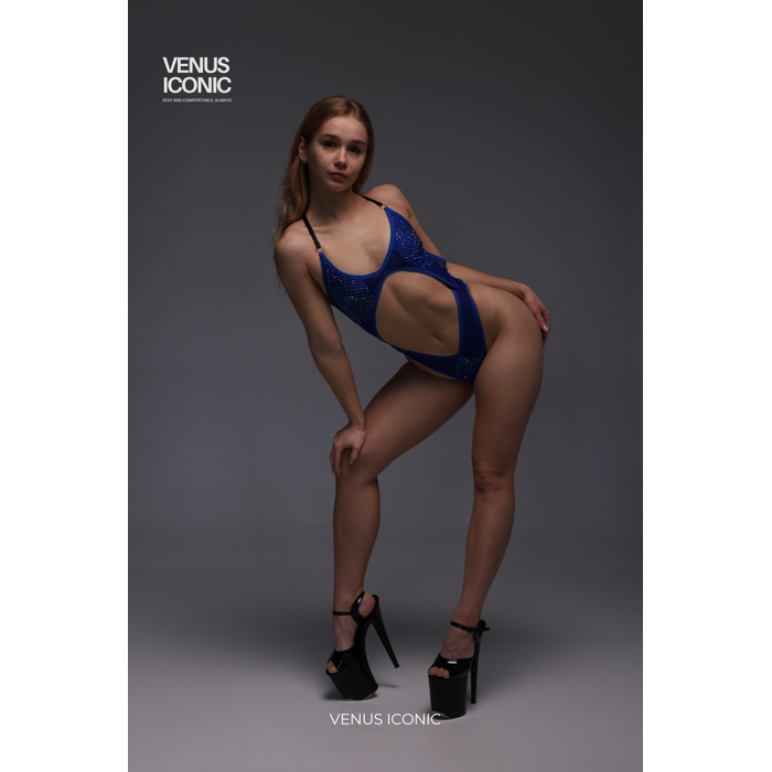 Боді Venus Iconic NAKED EDEN зі стразами для сцени та фотосесій