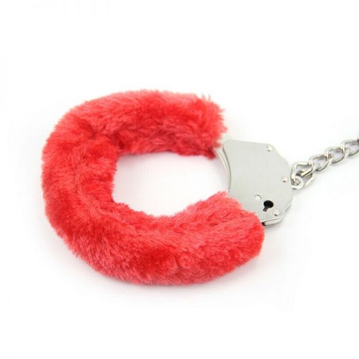 Наручники Roomfun Metal Handcuff With a Long Chain , Red