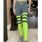 Легінси MyAngel Imitation Gaiters Grey/Neon Lemon