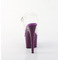 Босоніжки Pleaser Adore-708 на підборах 7 дюймів, босоніжки з ремінцем на щиколотці 2 3/4 дюйма, прозорі/фіолетові