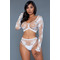 Комплект топ та трусики Be Wicked білий, One Size (S-L 34 -40)