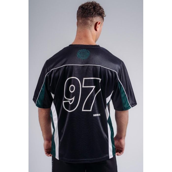 Футболка Nebbia Oversized Jersey T-Shirt '97 PRIMAL Black 885