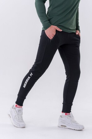 Штани Slim sweatpants with zip pockets 'Re-gain” 320 Black