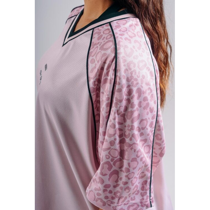 Футболка Nebbia Oversized T-Shirt '97 PRIMAL Pink Leopard 862