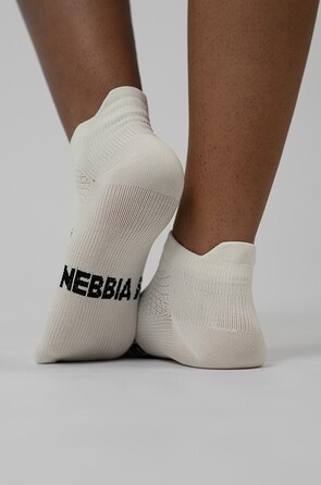 Шкарпетки NEBBIA 'HI-TECH' Ankle Socks YES YOU CAN White 122