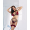 Комплект кружевной с поясом для чулок Obsessive Sugestina 3-pcs set L/XL