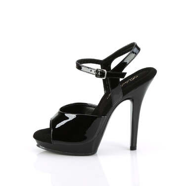 Босоножки Lip-109, каблук 5 дюймов, ремешок на щиколотке шириной 3/4 дюйма, черные