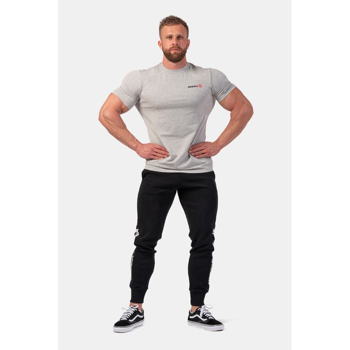 ФУТБОЛКА MINIMALIST LOGO NEBBIA T-SHIRT LIGHT GREY 291