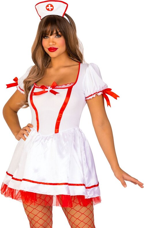 Костюм неслухняної медсестри Leg Avenue розмір S