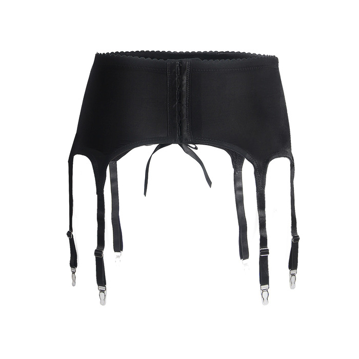 Чоловічий мереживний пояс з підв'язками Star Night чорний, XL