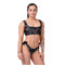 ТОП Nebbia BIKINI ACTIVE BLACK - BRALETTE VOLCANIC BLACK 554