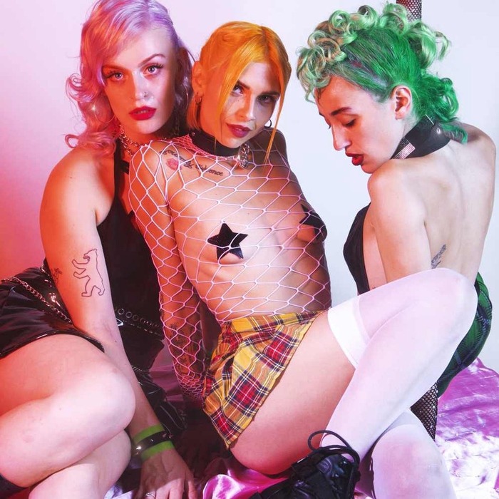 Прикраса для грудей Flash - Heart Black Bijoux Indiscrets