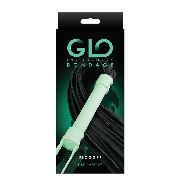 Флогер светящийся NS Novelties GLO BONDAGE FLOGGER
