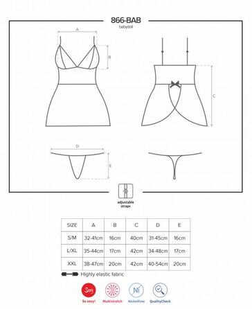 Бебідолл Obsessive 866-BAB - 1 babydoll