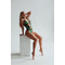 КУПАЛЬНИК Nebbia HIGH-ENERGY MONOKINI JUNGLE GREEN 560