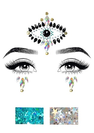 Наклейки для лица Leg Avenue Divinity Face jewels sticker