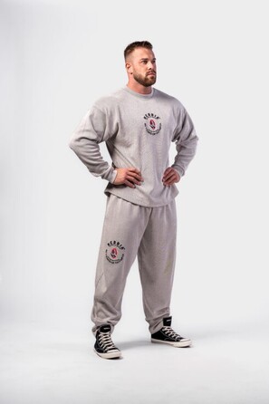 Кофта Nebbia Oversized Pullover SIGNATURE Light Grey 797