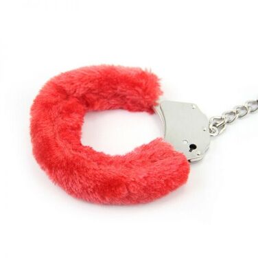 Наручники Roomfun Metal Handcuff With a Long Chain , Red