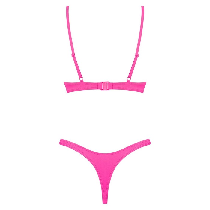 Купальник бикини Obsessive Mexico Beach неоново-розовый, S