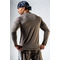 Лонгслів чоловічий Nebbia Seamless Long-Sleeve Top POWER Light Brown ASH 901