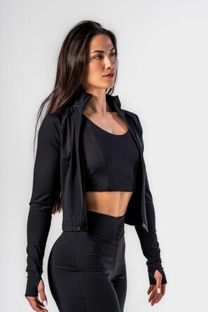 Олімпійка Deni x NEBBIA Fitness Zip Tracktop Black 314