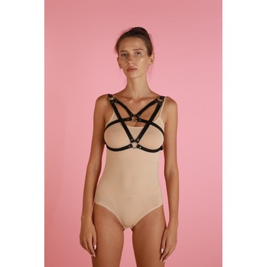 Портупея One Size A6.1, екошкіра, чорна