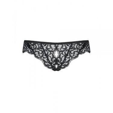 Трусы Laluna crotchless panties black L/XL - MINI