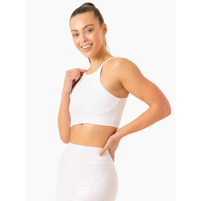 Топ Transform Reversible Sports Crop - White Zebra