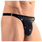 Чоловічі стрінги зі стразами Sven Joy Ment Men's String, чорний, L