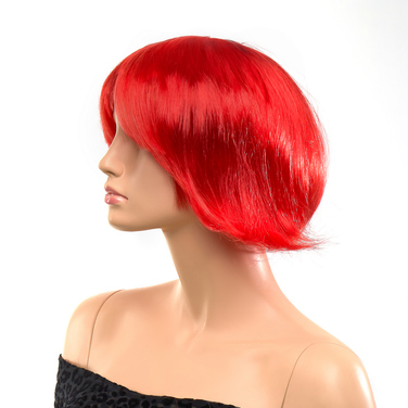 Перука каре з чубчиком Fetish Hair, червоний, 25 см