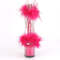 Босоножки Pleaser Adore-724F, каблук 7 дюймов, босоножкии с манжетой на щиколотке из меха марабу PF 2 3/4 дюйма, молния сзади, розовые