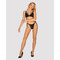 Комплект бюстгальтер та трусики Obsessive Eloissa set Black S/M