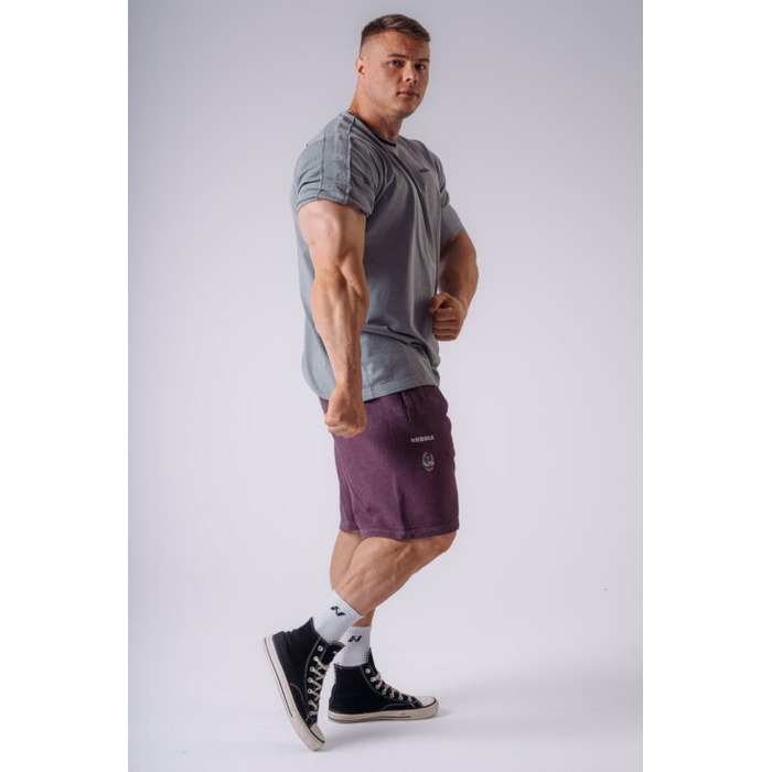 Шорти NEBBIA x Olympia Relaxed Sweat Shorts Bordo 950